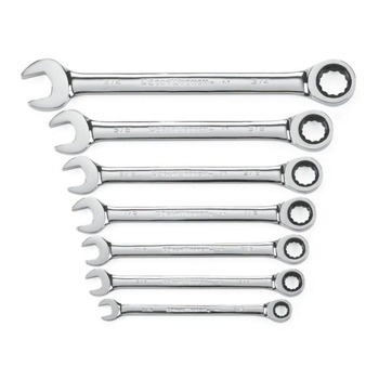 GearWrench 7-Piece SAE Combination Ratcheting Wrench Set - 9317