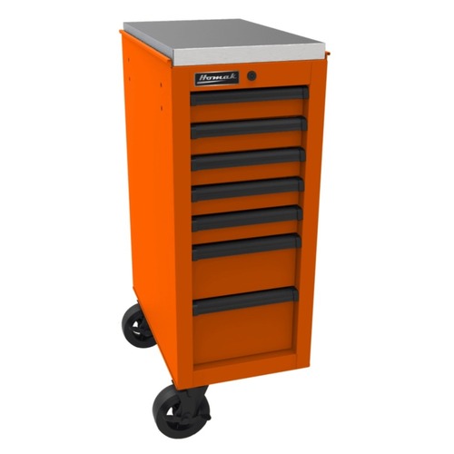 Tool Carts & Chests | Homak OG08014070 RS Pro 14.5 in. 7-Drawer Side Cabinet - Orange image number 0