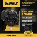 Stationary Air Compressors | Dewalt DXCMH1393077 Honda GX390 30 Gallon Gas-Powered 2-Stage Truck Mount Air Compressor image number 8