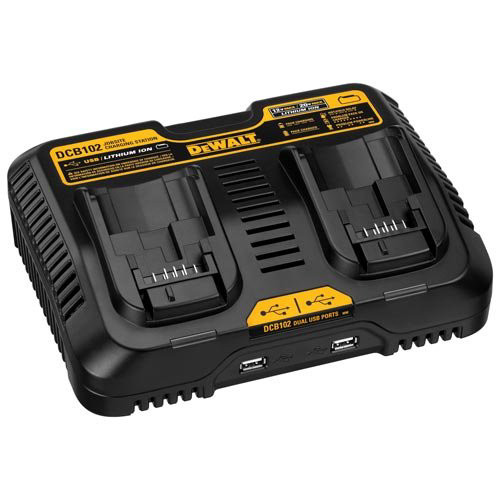 Chargers | Dewalt DCB102 12V/20V MAX FLEXVOLT 4 Amp Dual Port Charger image number 0