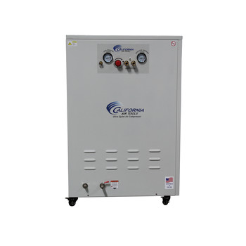 PORTABLE AIR COMPRESSORS | California Air Tools 2 HP 10 Gallon Ultra Quiet and Oil-Free Dolly Air Compressor with Sound Proof Cabinet - CAT-10020DSPC