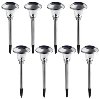 CLEARANCE | Black & Decker (8/Pack) Outdoor Solar-Powered Path Light - BDSLPT8P