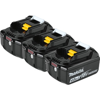 BATTERIES AND CHARGERS | Makita (3/Pack) 18V LXT 4 Ah Lithium-Ion Batteries - BL1840B-3