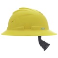 Hard Hats | MSA 10215832 V-Gard C1 Fas-Trac III Full Brim Vented Hard Hat - Yellow image number 3