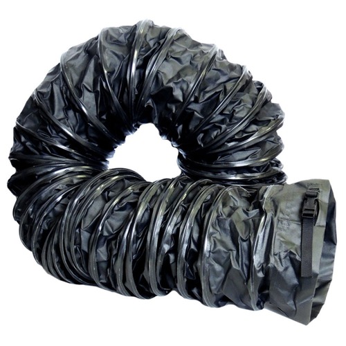 Jobsite Fans | Americ AM-DPC1225 12 in. x 25 ft. Static Conductive Duct with Plastic Buckle Cinch Straps image number 0