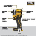Combo Kits | Dewalt DCK200D1P1 20V MAX 2-Tool Hammer Drill/Impact Combo Kit image number 3
