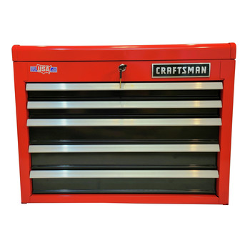 Craftsman 26 in. 5-Drawer Tool Chest - Red/Black - CMST22658RB