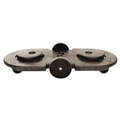 Customer Appreciation Sale! Save up to $60 on Select Tools | Rubbermaid Commercial FG264600BLA 20.25 in. x 45 in. x 8 in. 300 lbs. Capacity 2-Container Tandem Dolly - Black image number 0