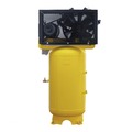 Stationary Air Compressors | EMAX EI07V080V1 7.5 HP 80 Gallon 2-Stage Single Phase Industrial V4 Pressure Lubricated Solid Cast Iron Pump 100 PSI Air Compressor image number 4