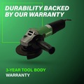 Angle Grinders | Metabo HPT 646614420 11 Amp W 1100-125 4.5/5 in. Angle Grinder image number 4