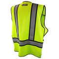 Vests | Dewalt DSV421-S/L Class 2 Adjustable Breakaway Mesh Vest - Green - Size S-L image number 1