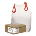  | Draw 'n Tie 1518605 13 Gallon 0.9 Mil 24.5 in. x 27.38 in. Heavy-Duty Trash Bags - White (200/Box) image number 0
