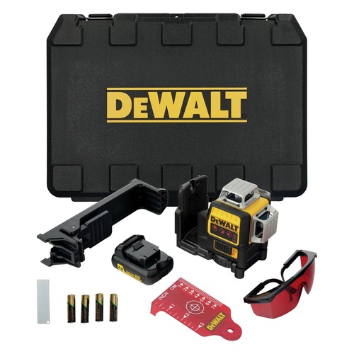 Clearance Center | Dewalt DW089LR 12V MAX 3 x 360 Degrees Red Line Laser image number 0