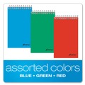  | Ampad 45-093 Narrow Ruled Memo Pads With (60) 3 in. x 5 in. Sheets - White Sheet/Assorted Cover Colors (3/Pack) image number 3