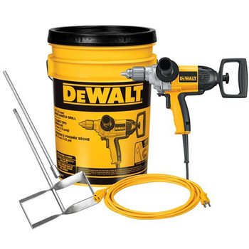 Dewalt 9 Amp 1/2 in. Spade Handle Drill Mixing Kit - DW130VBKT