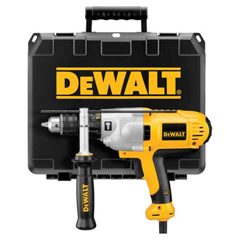 Dewalt 10 Amp VSR 1/2 in. Corded Mid-Handle Grip Hammer Drill Kit - DWD525K