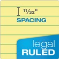  | Ampad 20-030R Gold Fibre 8.5 in. x 14 in. Wide/Legal Ruled Writing Pads - Canary Yellow (1-Dozen) image number 2