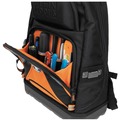 Cases and Bags | Klein Tools 55421BP-14 Tradesman Pro Tool Backpack with 39 Pockets, Molded Base and Small Zipper Pouch image number 4