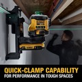 Laser Levels | Dewalt DCLE34031D1 20V Lithium-Ion Cordless 3x360 Line Laser Kit (2 Ah) image number 11
