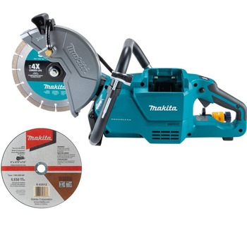Makita 40V MAX XGT Brushless Lithium-Ion 9 in. Cordless Power Cutter with AFT and Electric Brake (Tool Only) - GEC03Z