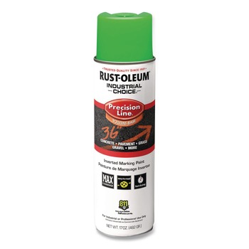 PRODUCTS | Rust-Oleum Industrial Choice 17 oz. Aerosol Can Solvent-Based Precision Line Marking Paint - Flat Fluorescent Green (12/Carton) - 203023V