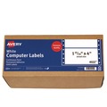 July Member-Exclusive Offer Save 10% off on One Item | Avery 04022 1.94 in. x 4 in. Pin-Fed/Dot Matrix Printer Mailing Labels - White (5000/Box) image number 0