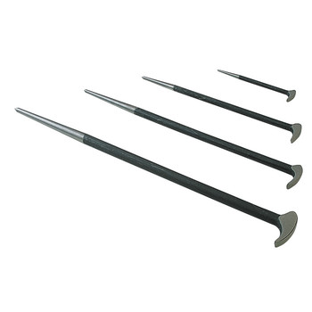 HAND TOOLS | Sunex 4-Piece Rolling Head Pry Bar Set - 9804