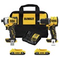  | Factory Reconditioned Dewalt DCK225D2R 20V MAX ATOMIC 1/2 in. Cordless Drill Driver and 1/4 in. Cordless Impact Driver Combo Kit (2 Ah) image number 0