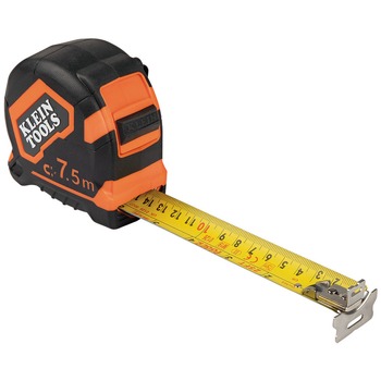 MEASURING TOOLS | Klein Tools 7.5-Meter Magnetic Double-Hook Tape Measure - 9375