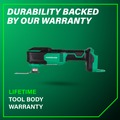 Multi Tools | Metabo HPT CV18DAQ4M 18V MultiVolt Brushless Low Vibration Lithium-Ion Cordless Oscillating Multi-Tool With Starlock (Tool Only) image number 11