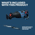 Reciprocating Saws | Bosch GSA18V-126N 18V PROFACTOR Brushless Lithium-Ion 1-1/4 in. Cordless Reciprocating Saw (Tool Only) image number 1