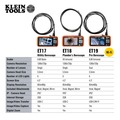 Detection Tools | Klein Tools ET19 Wi-Fi Pro Borescope with Dual-Lens, 5.5 mm 9.8-Foot Armored Waterproof Gooseneck Snake, LEDs, 4.3-Inch LCD, Endoscope Inspection image number 13