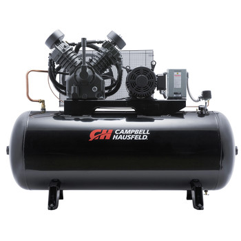 AIR COMPRESSORS | Campbell Hausfeld 10 HP 2 Stage 120 Gallon Oil-Lube Horizontal Air Compressor - CE8001