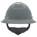 Hard Hats | MSA 10215836 V-Gard C1 Fas-Trac III Full Brim Vented Hard Hat - Gray image number 2
