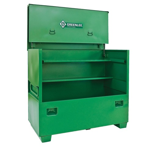 On Site Chests | Greenlee 50350579 50 cu-ft. 60 in. x 30 in. x 48 in. Flat Top Storage Box image number 0