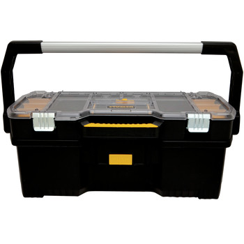 TOOL STORAGE | Dewalt 12.72 in. x  24 in. x 11.2 in. Tote with Removable Organizer - Black - DWST24075