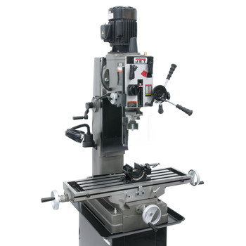METALWORKING TOOLS | JET JMD-45GH Geared Head Square Column Mill Drill with Newall DP700 2-Axis DRO - JT9-351150