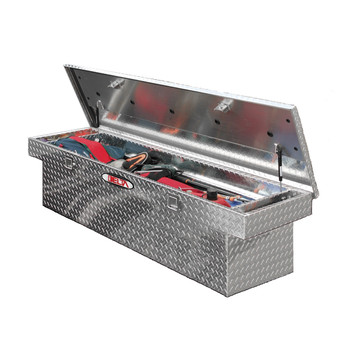 PRODUCTS | Delta Aluminum Single Lid Deep Full-size Crossover Truck Box (Bright) - 1-301000