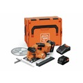 Jig Saws | Fein 71360562090 18V F-IRON Jig 26 AS Lithium-Ion Cordless Jigsaw Kit for Metal/Wood with 2 Batteries (4 Ah) image number 0