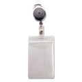 July Member-Exclusive Offer Save 10% off on One Item | Advantus 91129 2.68 in. x 5 in. Vertical Resealable Badge Holder Combo Pack with 30 in. Cord Badge Reel (10/Pack) image number 0