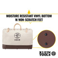 Cases and Bags | Klein Tools 5102-20 20 in. Canvas Tool Bag image number 7