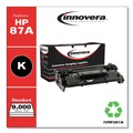 Primed for Savings Sale! | Factory Reconditioned Innovera IVRF287A 9000 Page-Yield Remanufactured Toner Replacement for 87A (CF287A) - Black image number 1