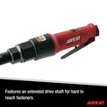 Air Ratchet Wrenches | AIRCAT 808-15-25 15 in. Length 1/4 in. Long Reach Air Ratchet image number 2