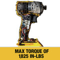 Dewalt DCF887P1 20V MAX XR Brushless Lithium-Ion 1/4 in. Cordless 3-Speed Impact Driver Kit (5 Ah) image number 5