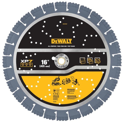 Clearance Center | Dewalt DW47627 16 in. XP7 All-Purpose Segmented Diamond Blade image number 0