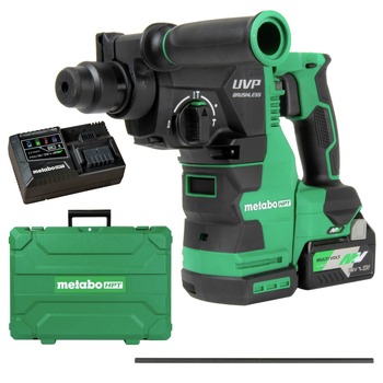 ROTARY HAMMERS | Metabo HPT 36V MultiVolt Brushless SDS-Plus Lithium-Ion 1-1/8 in. Cordless Rotary Hammer Kit with UVP (4 Ah/8 Ah) - DH3628DAM