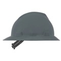 Clearance Center | MSA 454731 V-Gard Slotted Full-Brim Hat with Staz-On Suspension - Gray image number 3