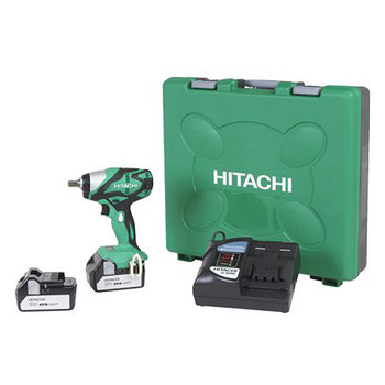 Hitachi 18V Cordless Lithium-Ion 1/2 in. Impact Wrench Kit - WR18DSDL