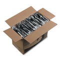  | Boardwalk BWKFKTNMWPSBLA Mediumweight Fork/Knife/Napkin/Spoon 4-Piece Plastic Cutlery Kit - Black (250/Carton) image number 3