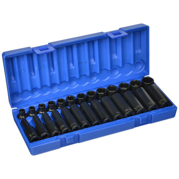 PRODUCTS | Grey Pneumatic 26-Piece 3/8 in. Drive Metric Standard/Deep Master Impact Socket Set - 1226M